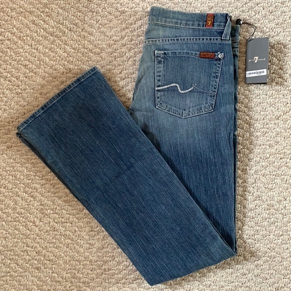 NEW 7 For All Mankind Bootcut Denim Jeans - Picture 10 of 10